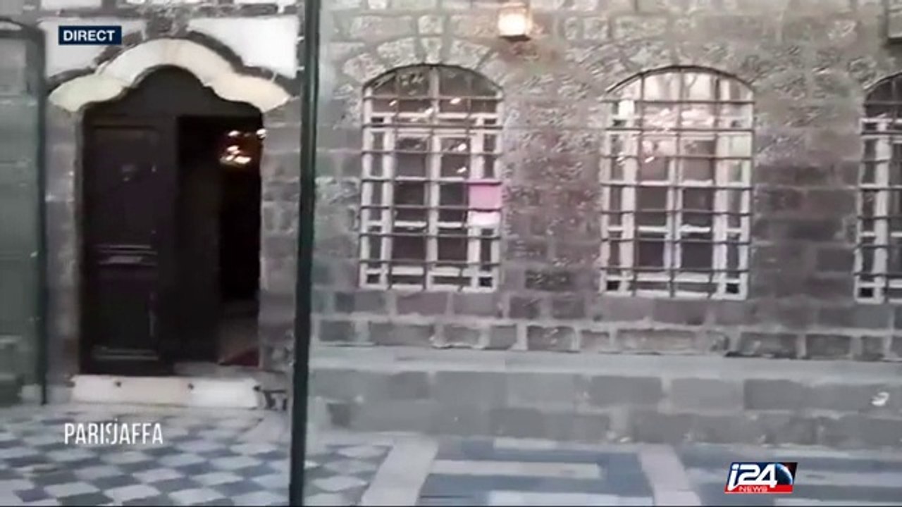 Visite de la Synagogue de Damas où il reste 17 juifs