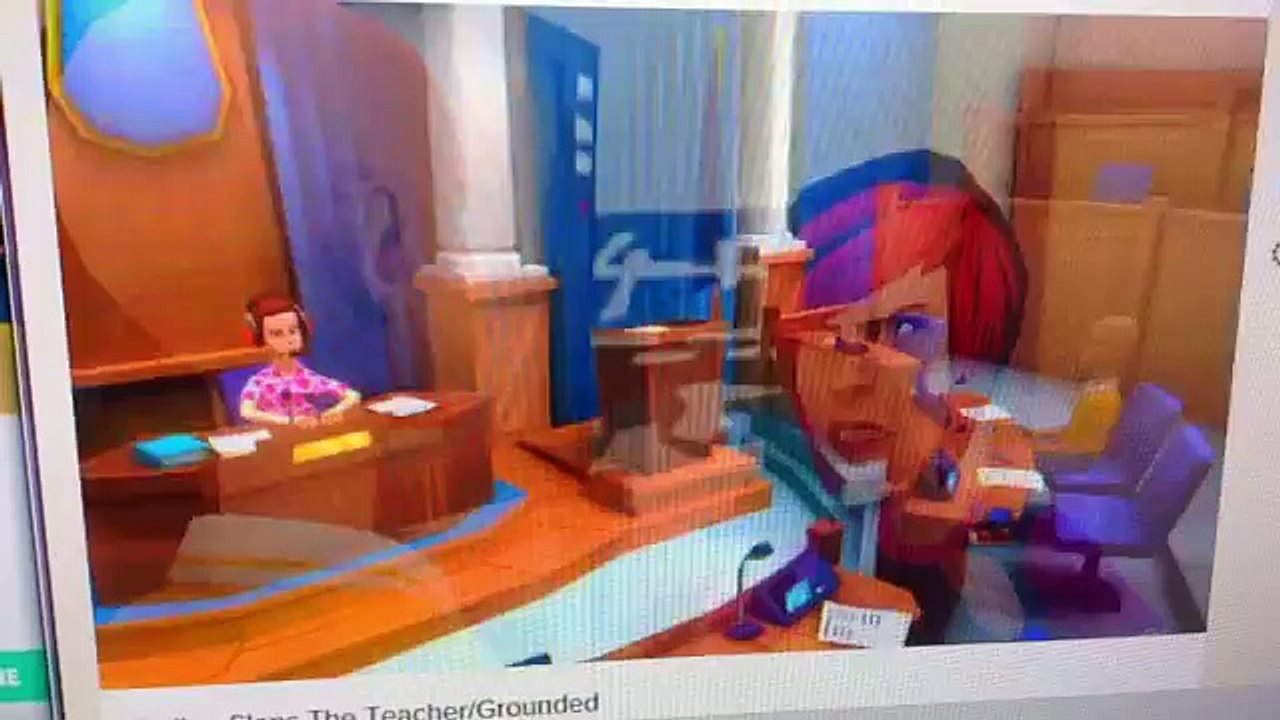 Caillou Slaps The Teacher And Gets Grounded [Plotagon]