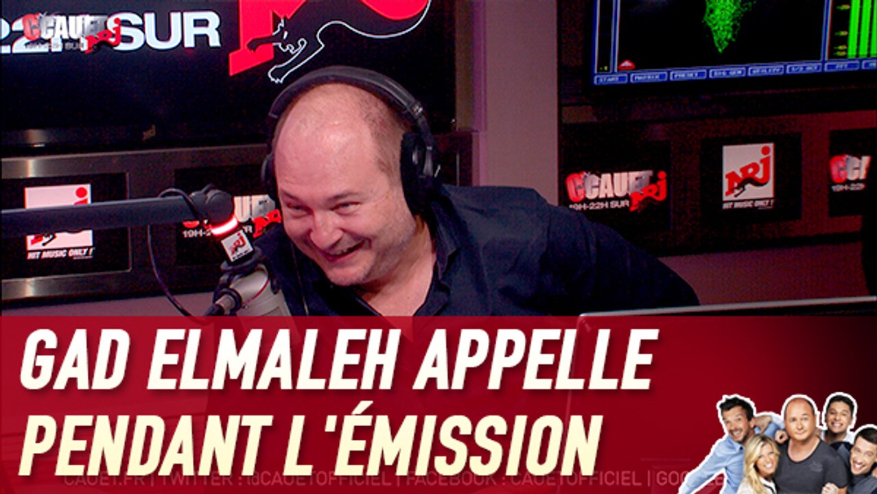 Gad Elmaleh appelle pendant l'émission et met un vent à Cauet - C'Cauet sur NRJ