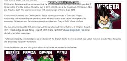 Summer Dragon Ball Z Resurrection F Screenings Launch With Anime Expo English Dub Premiere