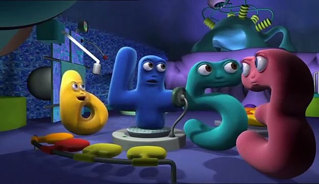 развивающий мультик для самых маленьких детей-Суперцифры в действии два