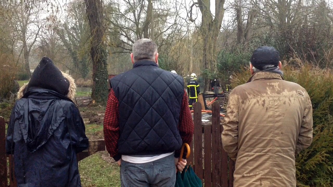 Incendie au camping d'Ayencourt (80) le 2 mars 2016