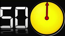 60 sec countdown clock (part 14) timer with Sound  10 sec beep dramatic atmosphere █▬█ █