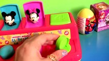 Mickey Mouse Clubhouse Pop Up Pals Play-Doh Surprise Eggs Disney Baby Toy Donald Minnie Pluto