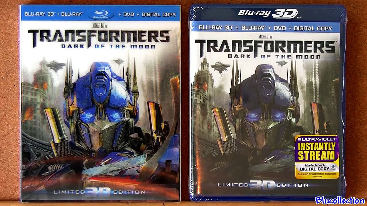 TRANSFORMERS 3D blu ray unboxing review