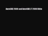 Read AutoCAD 2006 and AutoCAD LT 2006 Bible Ebook Free