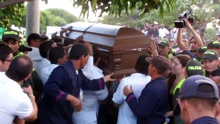 Profundo dolor y tristeza en Valledupar por el entierro de Diomedes Díaz