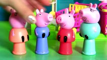 Peppa Pig Finger Puppets Mommy Daddy George Pig Kinder Surprise - Marionetas de dedo Peppa Pig