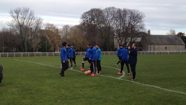 Entraînement de l'US Granville