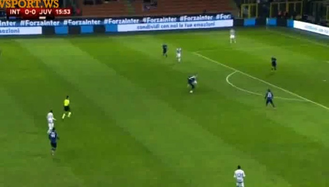 Marcelo Brozovic Goal - Inter 1 - 0 Juventus - 02-03-2016