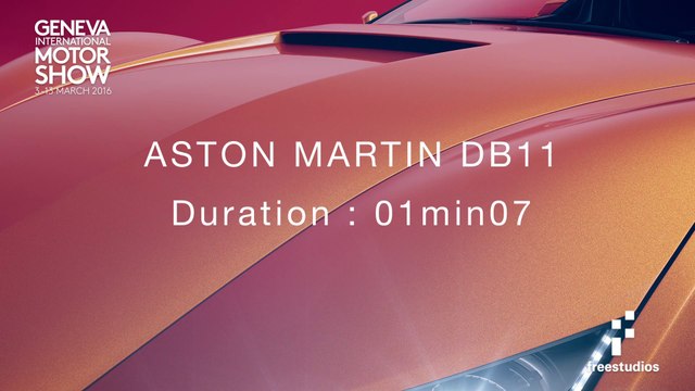 Aston Martin DB11 Live Al Salone di Ginevra 2016