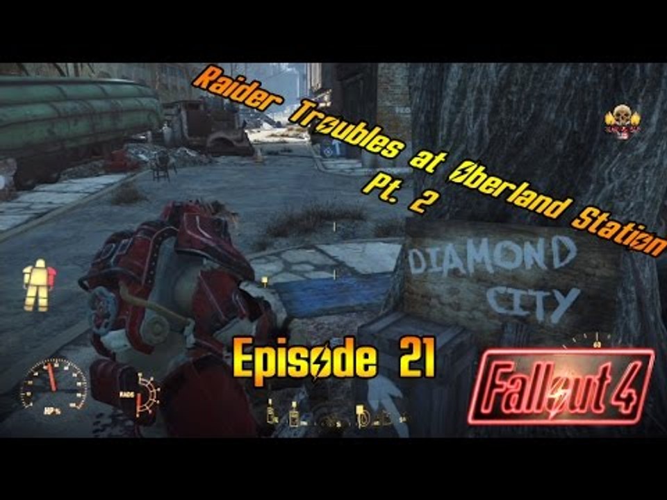 Cemetery Rust Games Presents - Fallout 4 - Ep. 21 (Raider Troubles At Oberland Station pt 2)