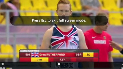 Greg Rutherford world championship long jump trumpet player