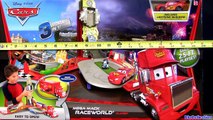 Cars Mega Mack Truck Hauler Raceworld Playset World Grand Prix Race Transforming