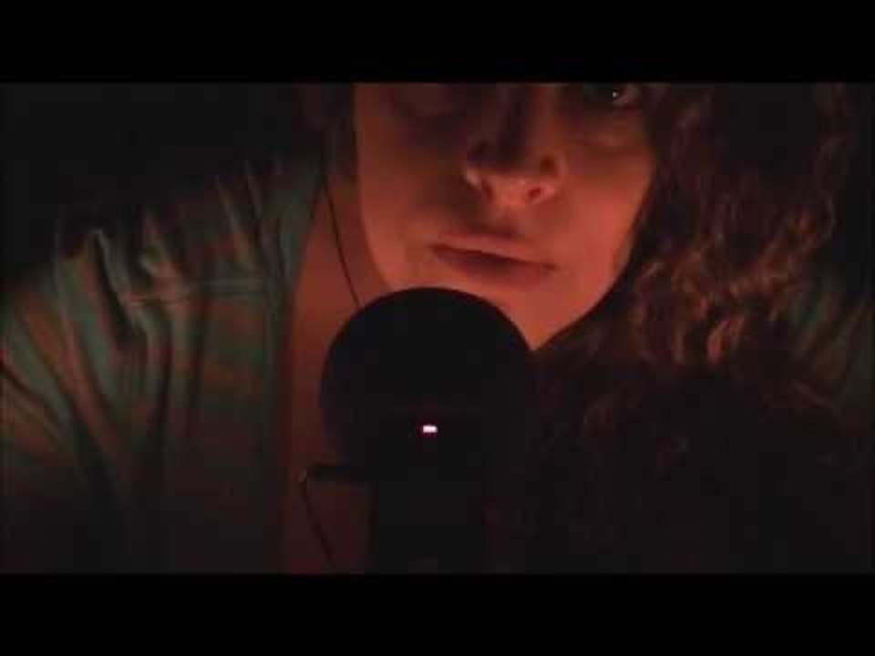 ASMR Relaxing Mouth Sounds By Candlelight + Softly Blowing In The Mic