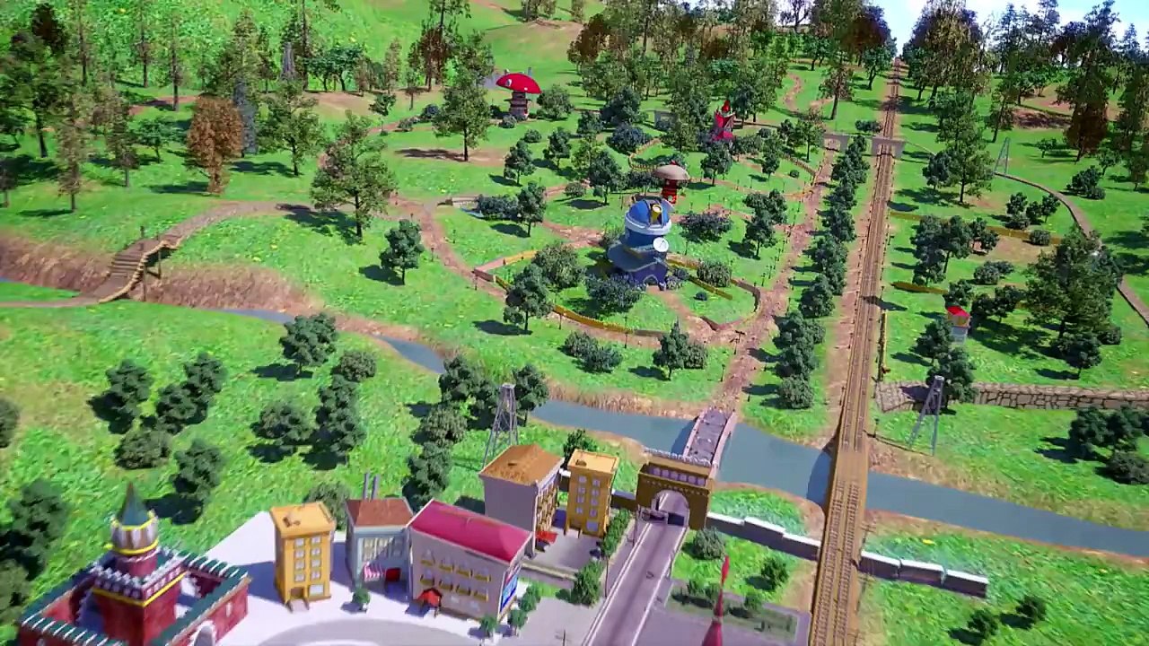 Паровозик Тишка. Новые Приключения - Кто потерял шарик? (мультфильм для детей)