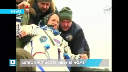 Astronaut Scott Kelly is home