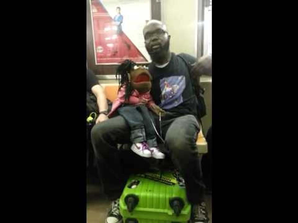 Ventriloquist NYC subway OLD VERSION 2