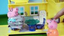 Свинка Пеппа ПАПА СВИН БЕРЕМЕННЫЙ Укол Доктор Мультик с игрушками на русском Peppa Pig