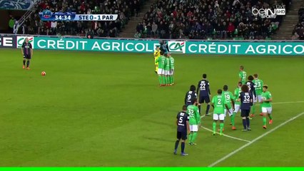 Edinson Cavani Goal HD - Saint Etienne 0-2 PSG 02.03.2016 HD