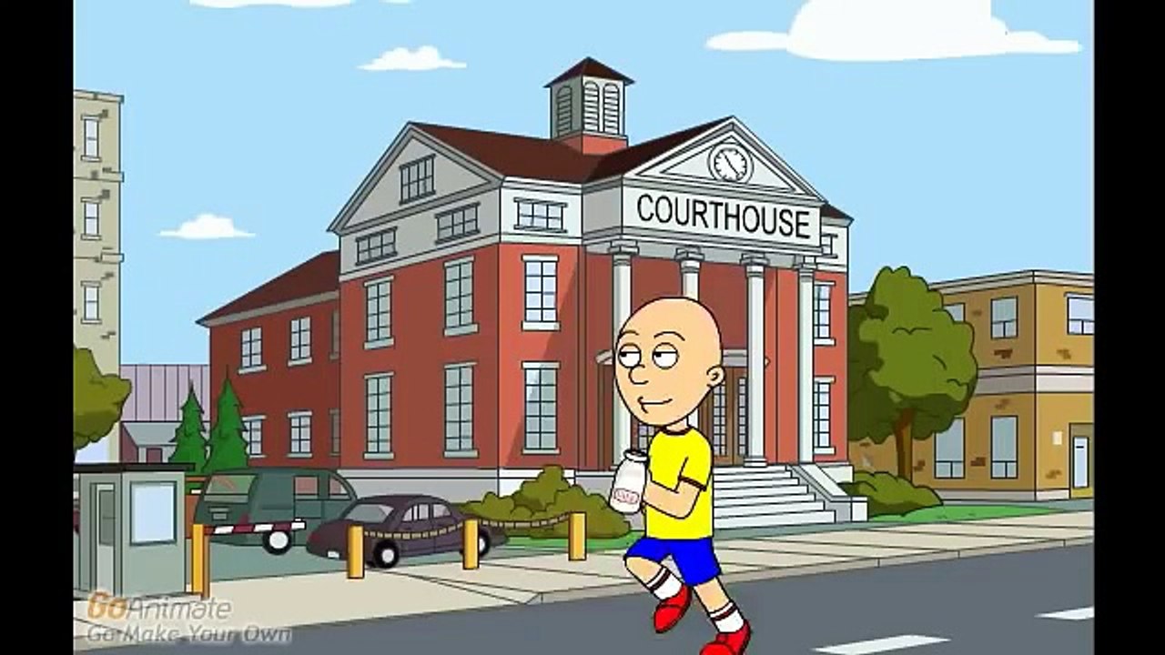 Caillou steals the milk and gets Grounded