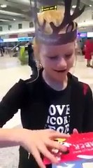 Little Girl Surprised with Disneyland Trip