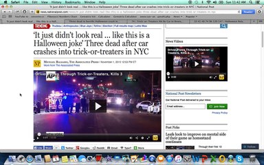 Halloween Car Crash Hoax of October 31, 2015 Exposed (Week After OSU Crash Hoax)