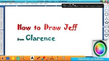 Jeff Drawing - Clarence - How to draw Jeff from Clarence