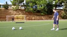 Lionel Messi Amazing Goals in Training (impossible)