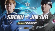 [H/L 2016.03.02] SBENU vs JIN AIR Game 2 - RO2 l 롯데 꼬깔콘 LoL Champions Korea Spring 2016