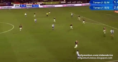 1-0 Peet van der Slot Goal HD - Utrecht 1-0 VVSB 02.03.2016 KNVB Deker
