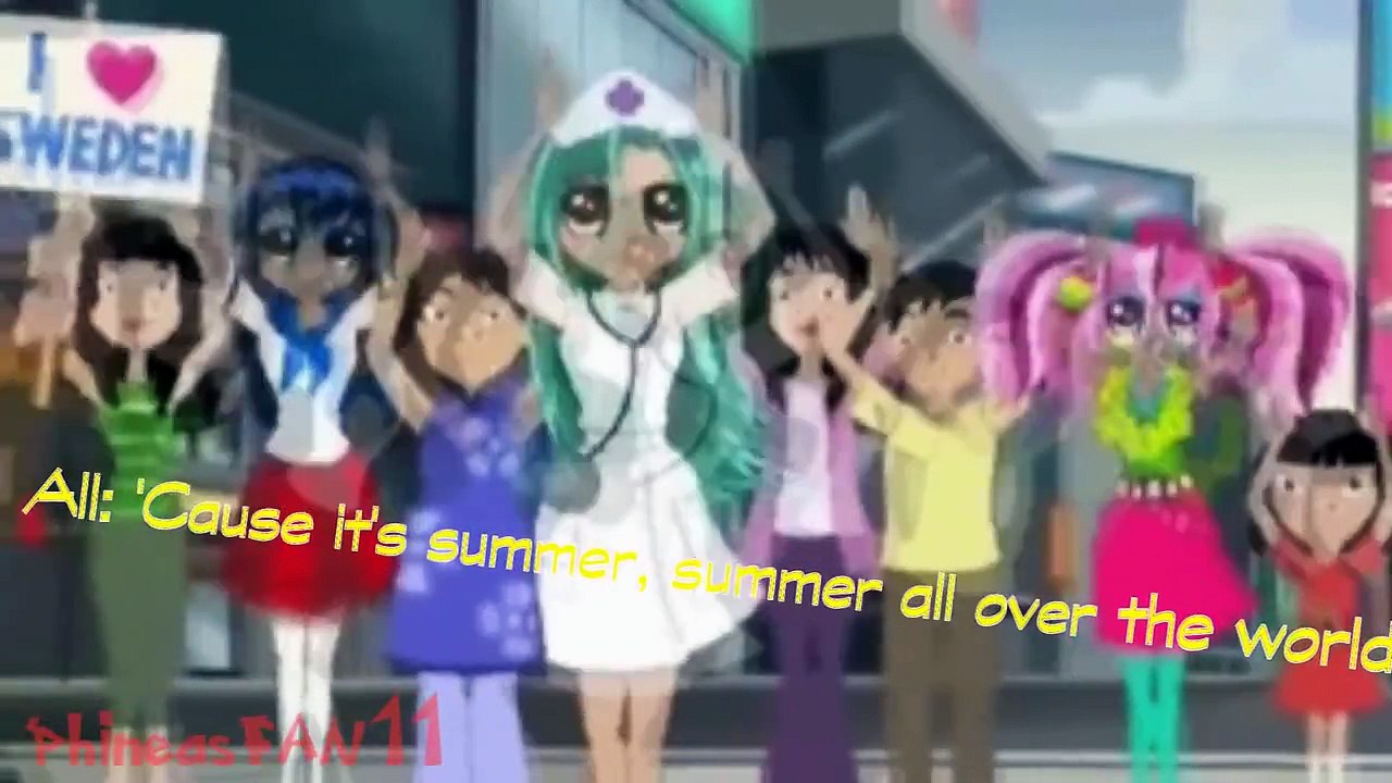 Phineas and Ferb Save Summer - Summer All Over the World Lyrics [EXCLUSIVE]