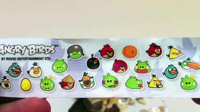 SURPRISE EGGS Toys kinder surprise egg kinder Angry Birds unboxingsurpriseegg