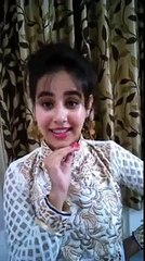 Beautiful girl singing in beautiful voice