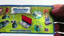 Monsters university toy kinder joy surprise egg - unboxingsurpriseegg