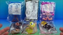 2012 THE LOONEY TUNES SHOW SET OF 6 McDONALDS HAPPY MEAL KIDS TOYS VIDEO REVIEW