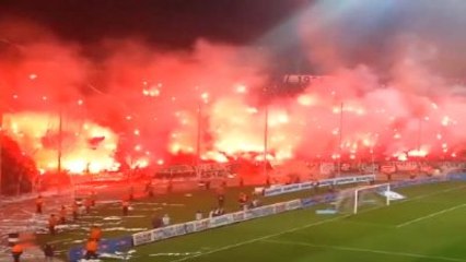 Olympiakos Maçı Yarıda Kaldı