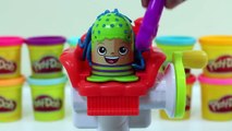 Play Doh Crazy Cuts Playset Design and Fashion Colorful Play Dough Hair Styles!