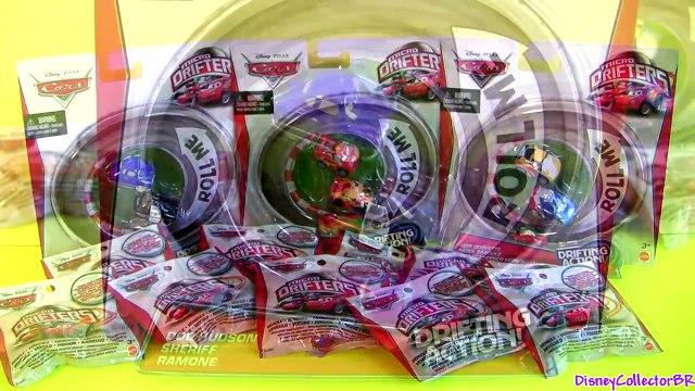 Micro Drifters Toy Surprise Bags CARS 2 Gold Francesco Bernoulli Disney Pixar toys Rip Clutchgoneski