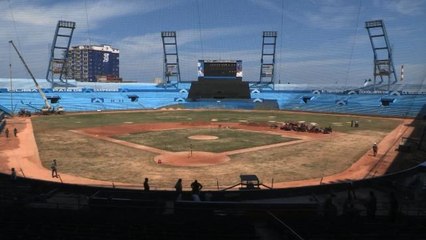 El "Latino" de Cuba acelera mejoras para recibir a Obama y los Rays de Tampa