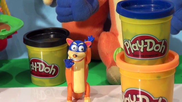 Play Doh Dora The Explorer, we make Swiper the Swiper out of Play Doh, The Swiper no Swiping Fox