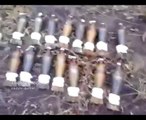 Ополченцы ведут огонь из миномета / Pro-russians rebels are firing mortar shells