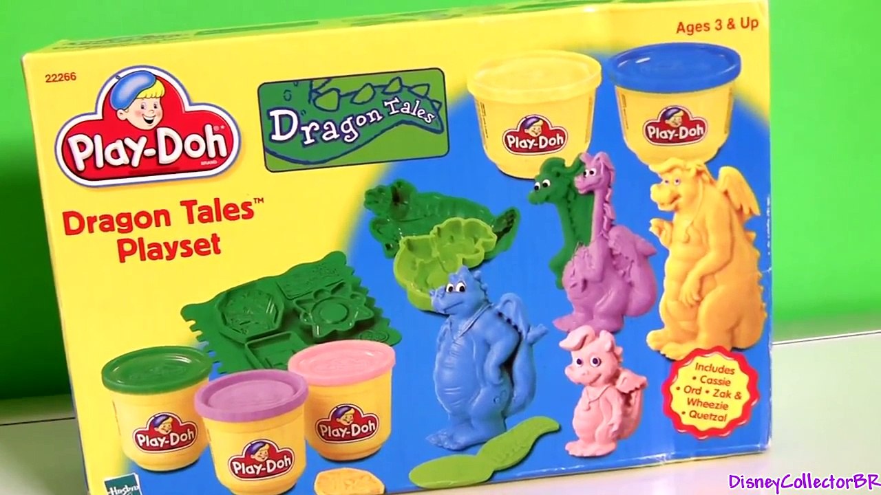 Play Doh Dragon Tales Playset How to Make Ord & Zak Dragons Play Dough