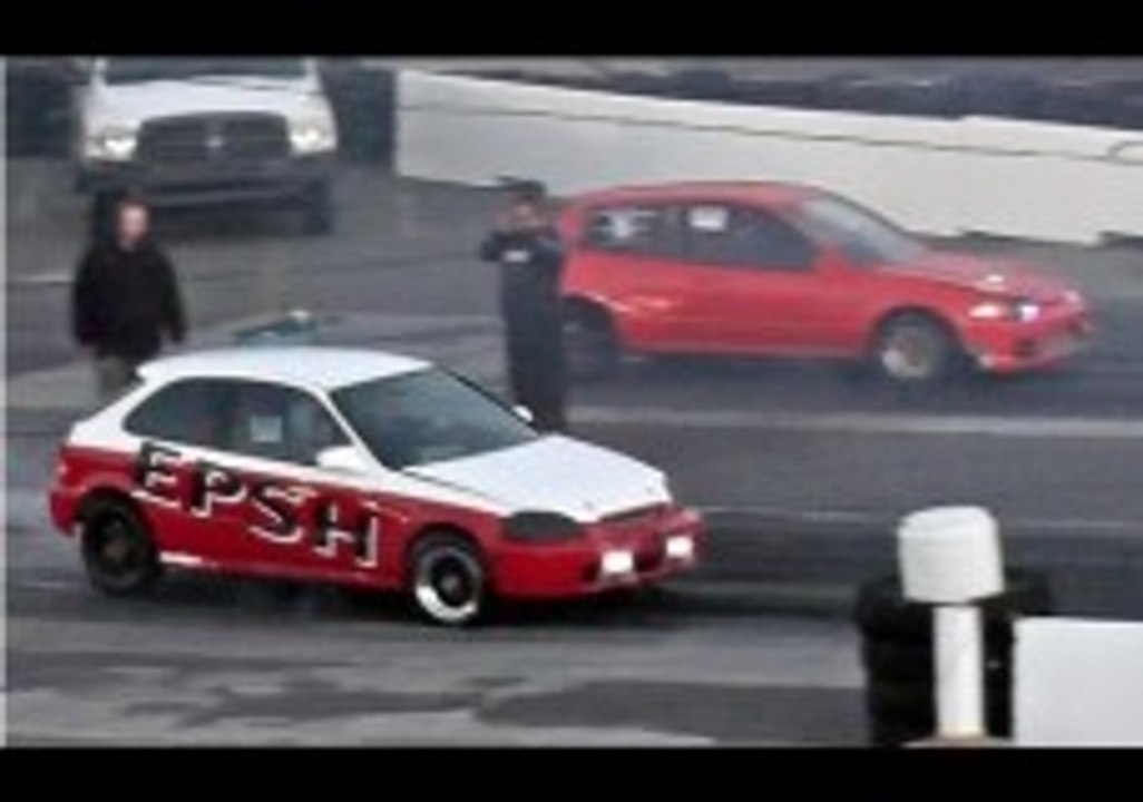 ★ Orange Honda Civic VS EPSH Honda Civic SANAIR DRAG ★