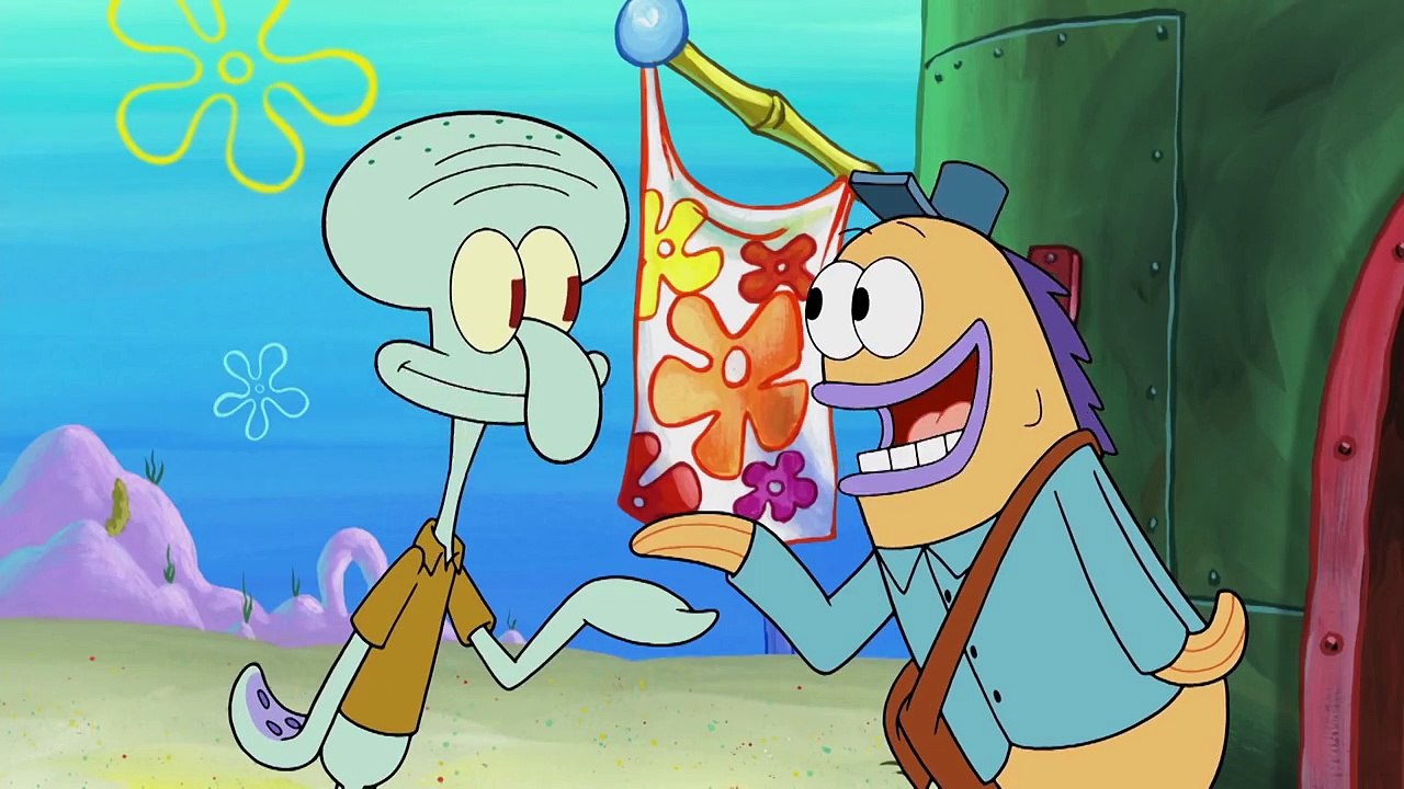 SpongeBob SquarePants | Squidward Making Friends | Nickelodeon UK ...