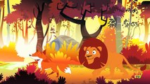 Story Time The lion, the fox and the ass story | Aesops Fables Series From Kids TV