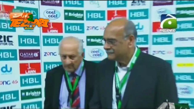 Najam Sethi PSL Funny Tezabi Totay 2016
