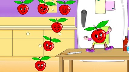 An Apple A Day English Nursery Rhymes Cartoon/Animated Rhymes For Kids
