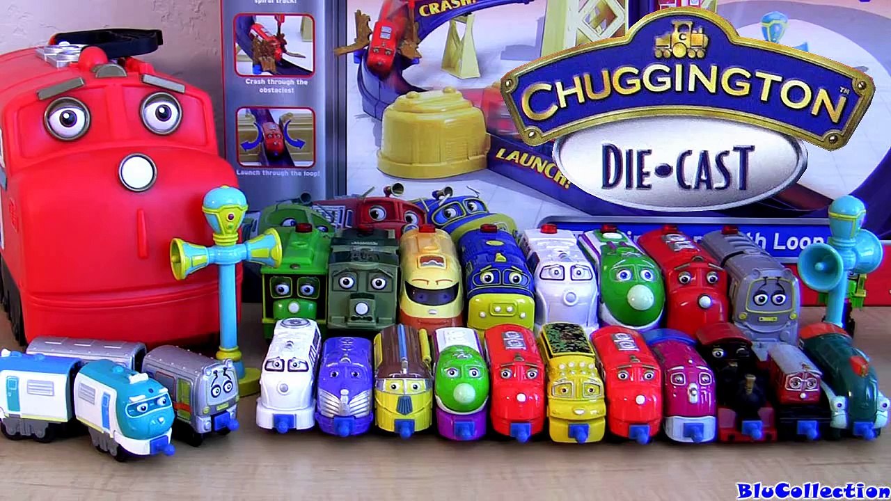 6 Chuggington diecast Brewster, Chatsworth, Zephie, Dunbar, Harrison Action Chugger