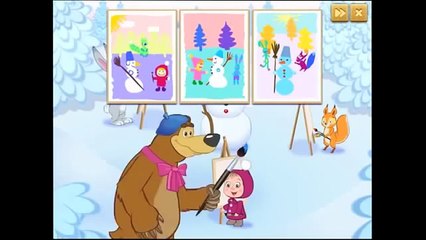 Маша и Медведь для детей Кто нарисовал